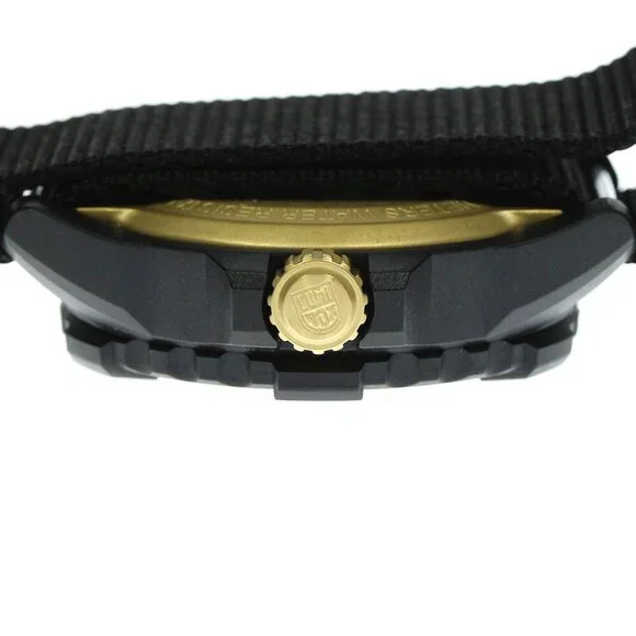 LUMINOX NAVY SEAL 3500 SERIES 3505.GP.SET Gold limited edition QZ Men's_739043